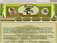 Tablet Screenshot of bonsaipoms.com